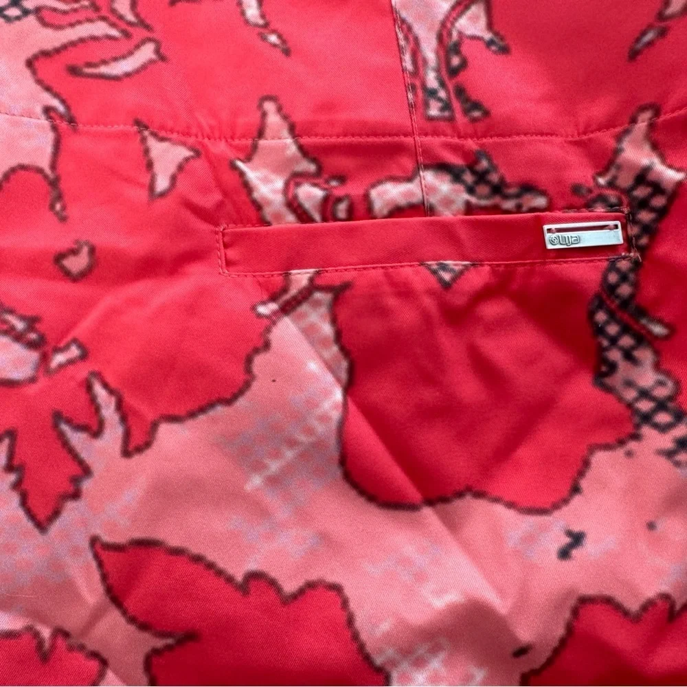 Lija Athletic Tennis Golf Skort Size 12 Lightweight Athleisure Coral Pink Shorts